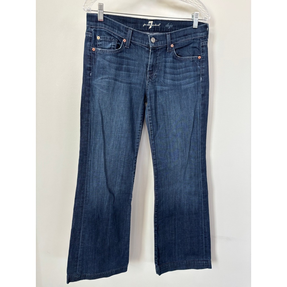7 For All Mankind Dojo Dark Wash Trouser Jeans 29 U115B380S